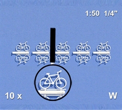 Cykler 1:50, 10 stk.